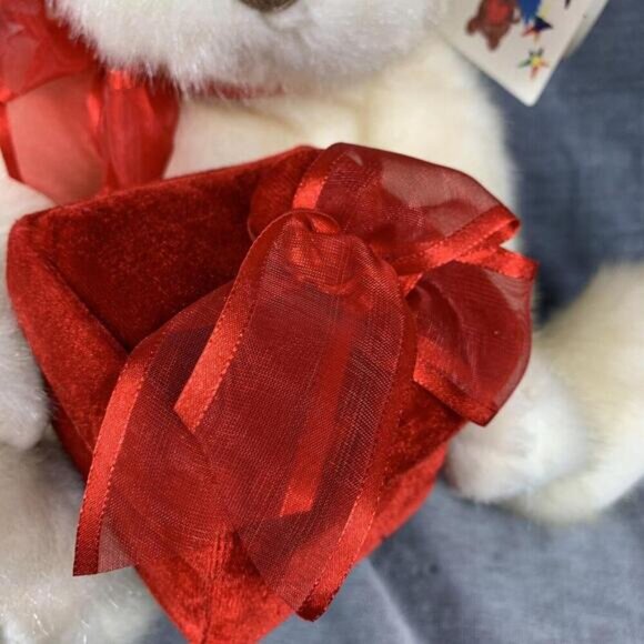 Vintage 1986 Gund Make A Wish Bear with Velvet Bo and Tags Read More - Picture 6 of 12